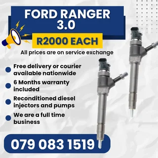 Ford Ranger 3.0 Injectors For Sale With Warranty Included