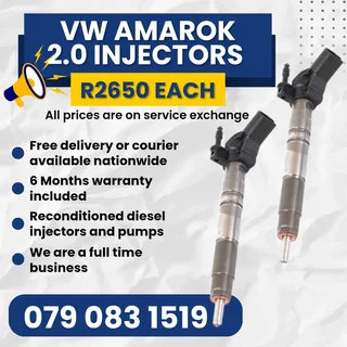Vw Amarok 2.0 Injectors For Sale With Warranty