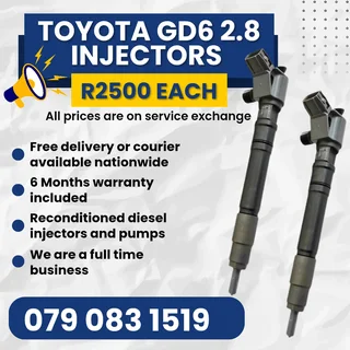 Toyota Gd6 2.4 Injectors For Sale With Warranty