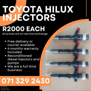 Toyota Hilux Injectors For Sale With Warranty Included