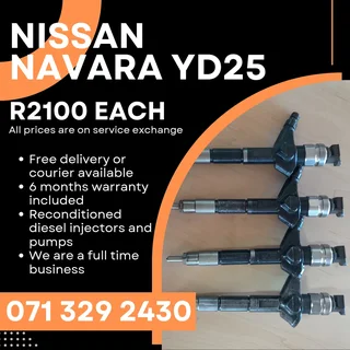 Nissan Navara Yd25 Injectors For Sale With Warranty Included