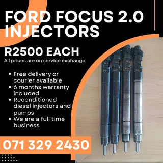Ford Focus 2.0 Injectors For Sale With Warranty