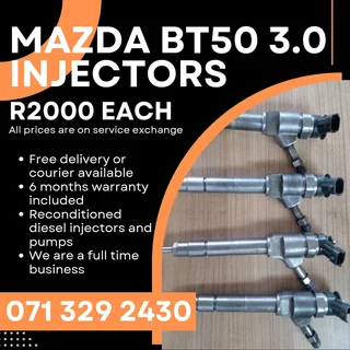 Mazda Bt50 3.0 Injectors For Sale With Warranty