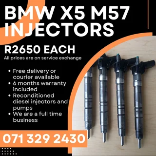Bmw X5 M57 Injectors For Sale With Warranty