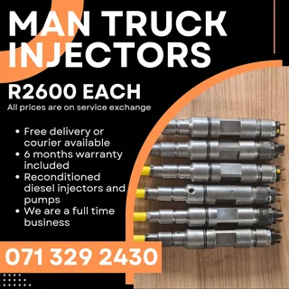 Man Truck Injectors For Sale With Warranty Included