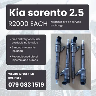 Kia Sorento 2.5 Injectors For Sale With Warranty Included