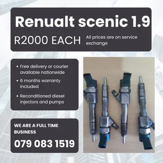 Renualt Scenic 1.9 Injectors For Sale With Warranty