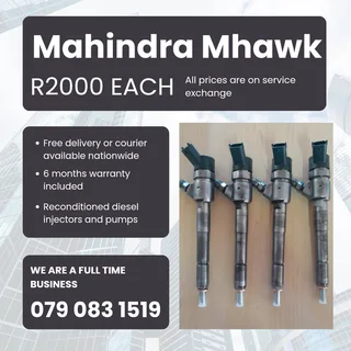 Mahindra Mhawk Injectors For Sale With Warranty Included