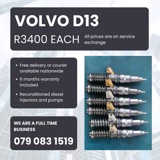 Volvo D13 Truck Injectors For Sale With Warranty Included