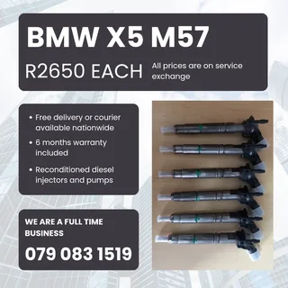 Bmw X5 M57 Injectors For Sale With Warranty Included