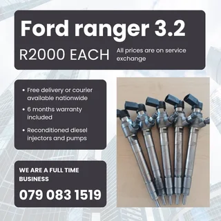 Ford Ranger 3.2 Injectors For Sale With Warranty