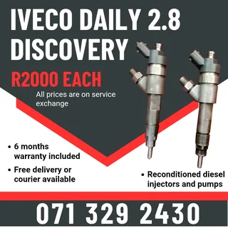 Iveco Daily 2.8 Injectors For Sale With Warranty