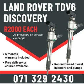 Land Rover Discovery Tdv6 Injectors For Sale With Warranty