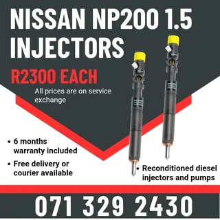 Nissan Np200 1.5 Injectors For Sale With Warranty