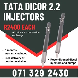 Tata Dicor 2.2 Injectors For Sale With Warranty Included