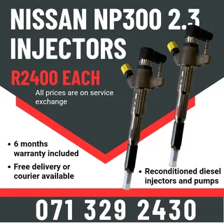 Nissan Np300 2.3 Injectors For Sale With Warranty Included