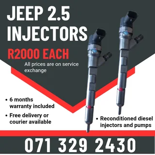 Jeep 2.5 Injectors For Sale With Warranty Included