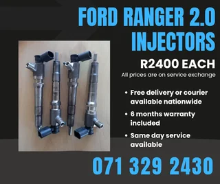 Ford Ranger 2.0 Injectors For Sale With Warranty