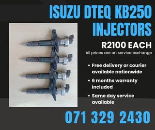 Isuzu Dteq Kb250 Injectors For Sale With Warranty