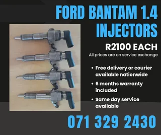 Ford Bantam 1.4 Injectors For Sale With Warranty Included