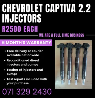 Chevrolet Captiva 2.2 Injectors For Sale With Warranty