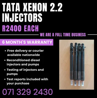 Tata Xenon 2.2 Injectors For Sale With Warranty Included
