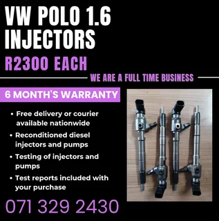 Vw Polo 1.6 Injectors For Sale With Warranty