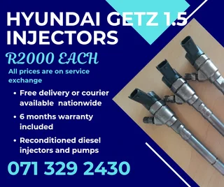 Hyundai Getz 1.5 Injectors For Sale With