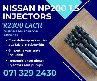Nissan Np200 1.5 Injectors For Sale With Warranty