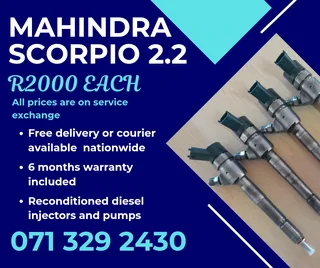 Mahindra Scorpio Injectors For Sale With Warranty