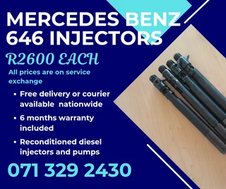 Mercedes Benz 646 Injectors For Sale With Warranty