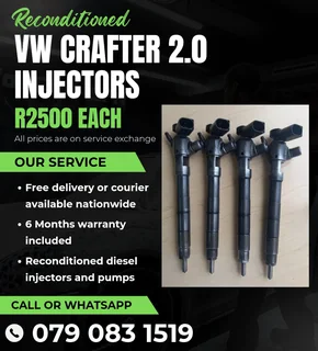 Vw Crafter 2.0 Injectors For Sale With Warranty Included