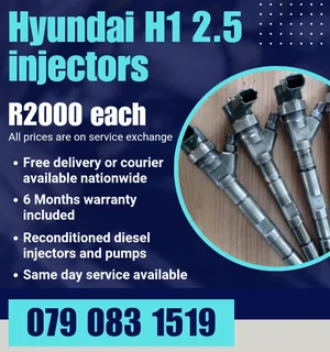 Hyundai H1 2.5 Injectors For Sale With Warranty