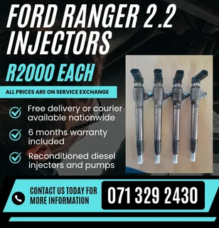 Ford Ranger 2.2 Injectors For Sale With Warranty