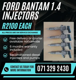 Ford Bantam 1.4 Injectors For Sale With Warranty