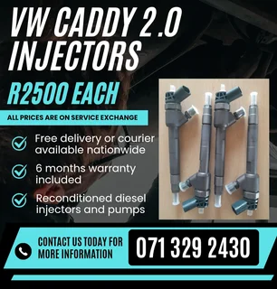 Vw Caddy 2.0 Injectors For Sale With Warranty Included