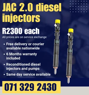 Jac 2.0 Injectors For Sale With Warranty