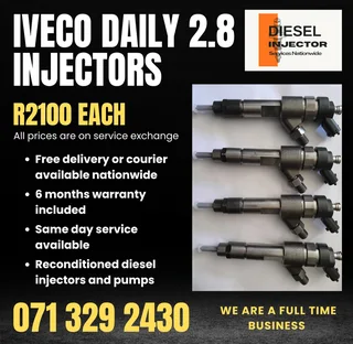 Iveco Daily 2.8 Injectors For Sale With Warranty Included