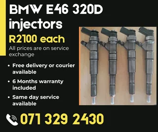 Bmw E46 320d Injectors For Sale With Warranty