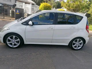 White Mercedes A180