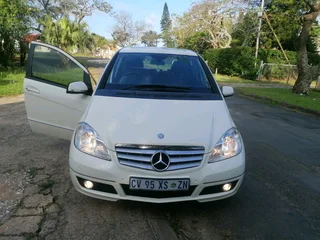 White Mercedes A180