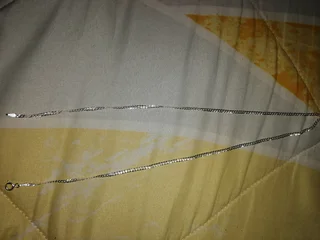 Original 925 sterling silver 2mm chain and 45cm bracelet