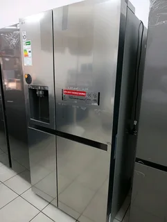 LG 625L silver side by side WD fridge