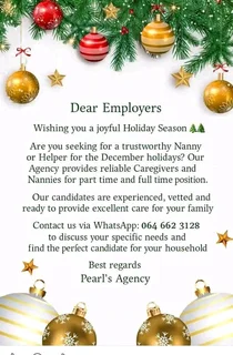 Pearl's Nannies and Domestic Agency