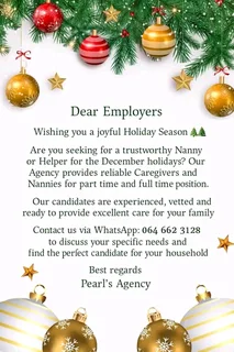 Pearl&#39;s Nannies and Domestic Agency