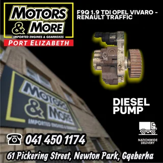 F9Q 1.9 TDI Opel Vivaro - Renault Traffic Diesel Pump available @ Motors And More Port Elizabeth