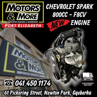 Chevrolet Spark 800cc Engine available @ Motors and More Port Elizabeth