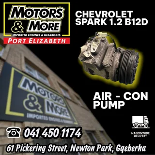 Chevrolet Spark 1.2 B12D Aircon Pump available &#64; Motors And More Port Elizabeth