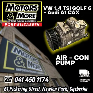 VW 1.4 TSI Golf 6 - Audi A1 CAX Aircon Pump available @ Motors And More Port Elizabeth