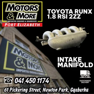 Toyota Runx 1.8 RSI 2ZZ Intake Manifold available @ Motors And More Port Elizabeth